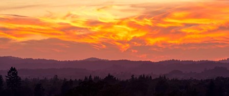 Blazing Sunset by Lance Kuehne art print