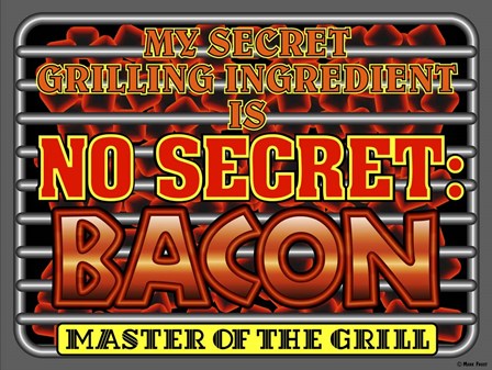 Grill Secret Bacon by Mark Frost art print