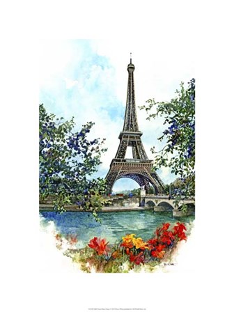 Eiffel Tower - Paris, France by Bruce White art print