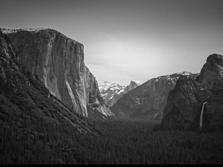 Tunnel View BW-2 by Moises Levy art print