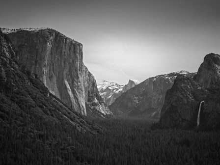 Tunnel View BW 2 by Moises Levy art print