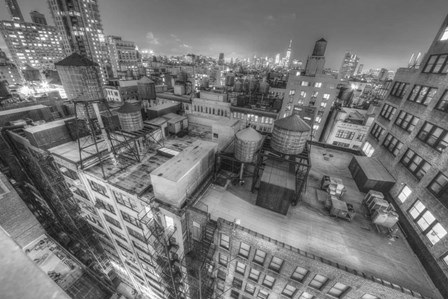 Gotham City 13-2 by Moises Levy art print