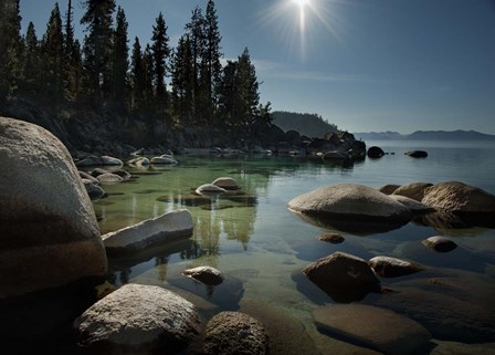 Heaven Over Tahoe by Natalie Mikaels art print