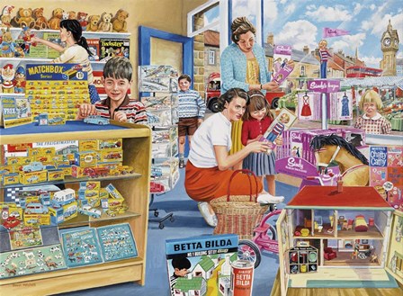 In The Toy Shop by Trevor Mitchell art print