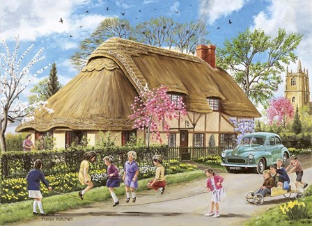 Spring In Their Heels by Trevor Mitchell art print