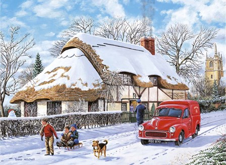 Winter - Puzzle by Trevor Mitchell art print