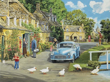 By The Brook by Trevor Mitchell art print