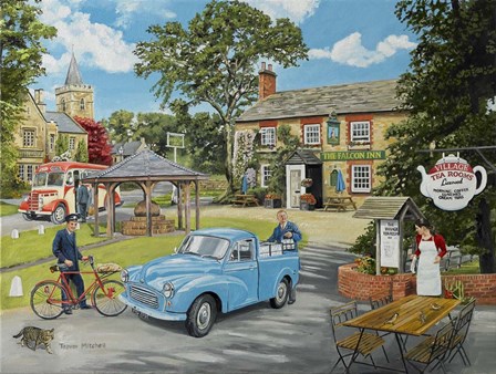 The Village Tea Rooms by Trevor Mitchell art print