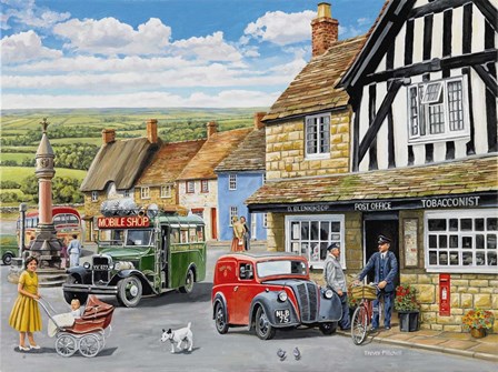 The Post Office by Trevor Mitchell art print