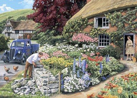 Drystone Walling by Trevor Mitchell art print