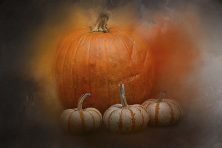 Pumpkins In October by Jai Johnson art print
