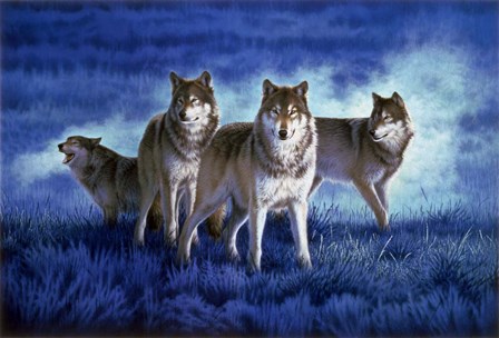 Blue Legend by John Naito art print