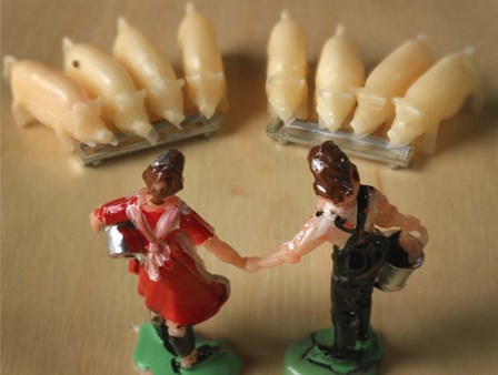 Piggies by Joseph Roberts art print