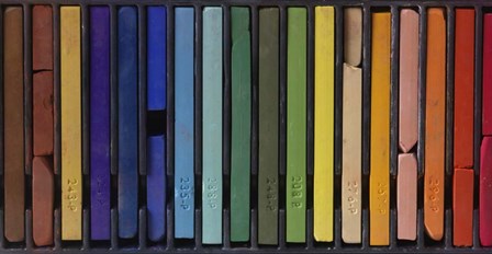 Vertical Pastels by Joseph Roberts art print