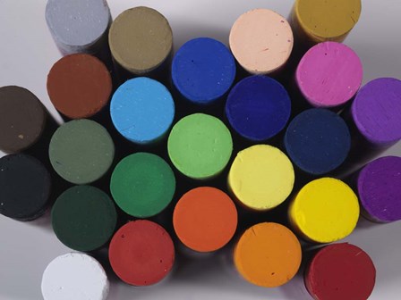 Round Pastels by Joseph Roberts art print