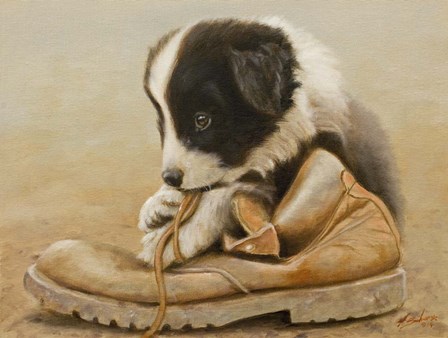 Chewing by John Silver art print