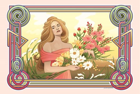 Spring Nouveau by Julie Goonan art print
