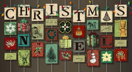 Christmas on Strings by Art Licensing Studio art print