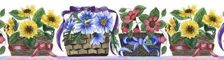 Baskets Of Posies by Cheryl Bartley art print
