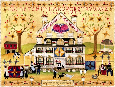 Treasure Friends by Cheryl Bartley art print