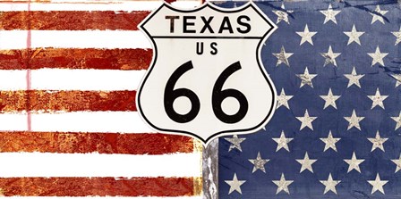 Texas 66 by Color Bakery art print