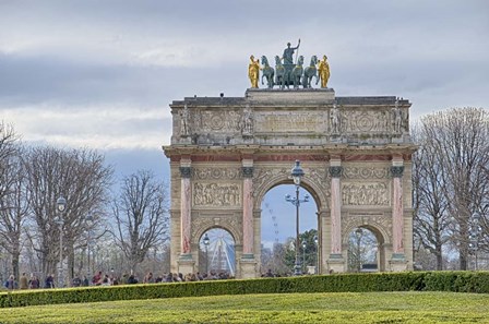 Arc de Triomphe du Carroussel by Cora Niele art print