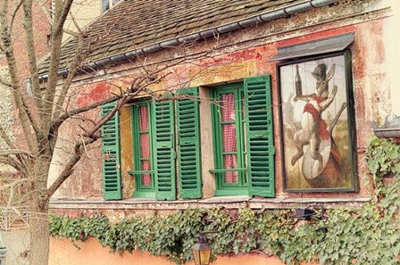 Au Lapin Agile II by Cora Niele art print