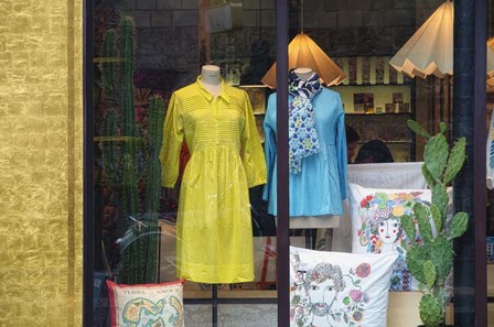 Fashion Shop Paris by Cora Niele art print