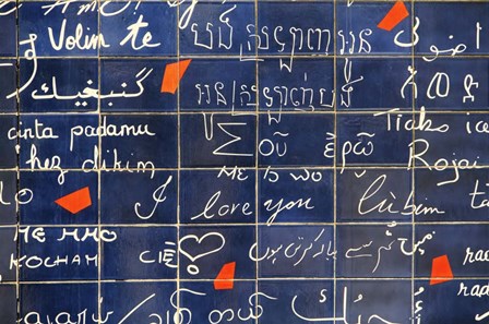 I Love You The Wall III by Cora Niele art print