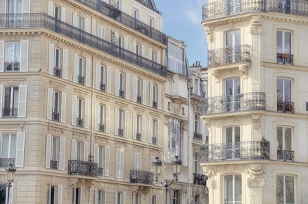 Paris Apartement Buildings by Cora Niele art print