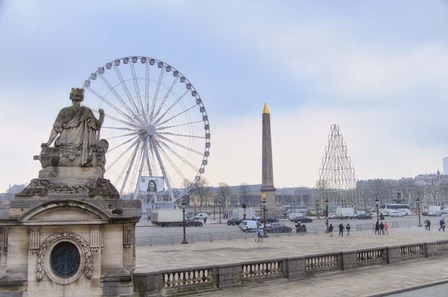 Place de la Concorde by Cora Niele art print