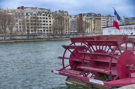 Tennessee Boat On The Seine by Cora Niele art print