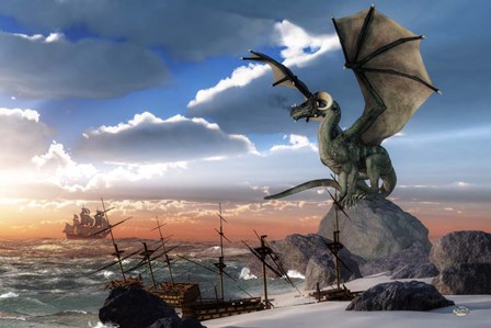 Scourge Of The Sea by Daniel Eskridge art print