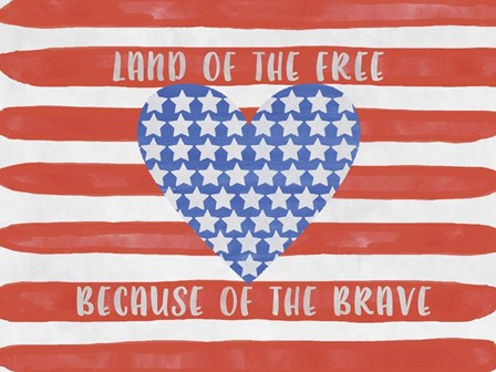 Land Of Free by Erin Clark art print
