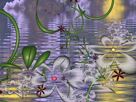 Valhalla Dreams by Fractalicious art print