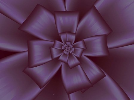 Pretty Pink Bow VI by Fractalicious art print