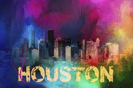 Sending Love To Houston by Jai Johnson art print
