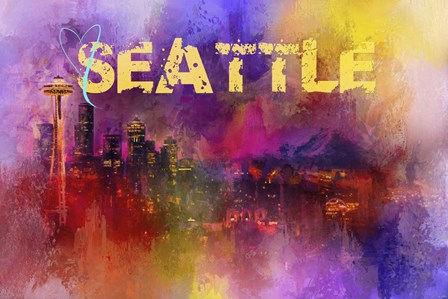 Sending Love To Seattle by Jai Johnson art print
