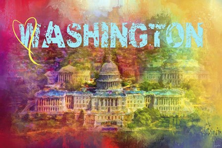 Sending Love To Washington by Jai Johnson art print