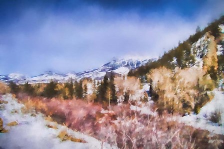 Winter Beginnings In Colorado by Jai Johnson art print