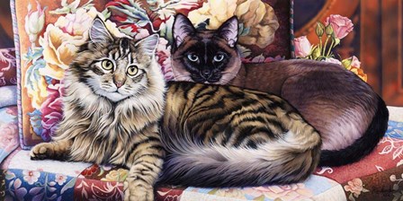 Raja and Mulan by Jenny Newland art print