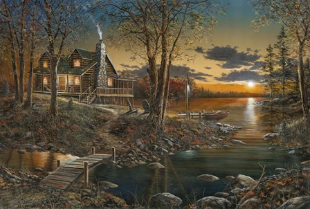 Comforts of Home by Jim Hansel art print