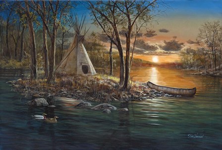 Native Lands by Jim Hansel art print