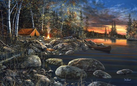 Twilight Fire by Jim Hansel art print