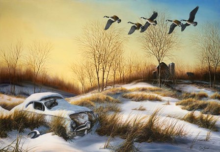 Winter Retreat 2 by Jim Hansel art print