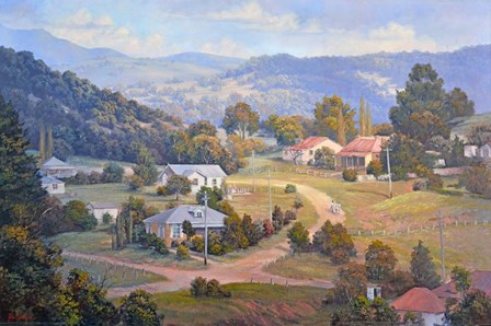 Sunlight and Shadows   Sofala a by John Bradley art print