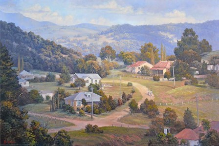 Sunlight and Shadows   Sofala by John Bradley art print