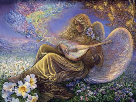 Angel Melodies by Josephine Wall art print