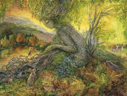 Autumn Serenade by Josephine Wall art print