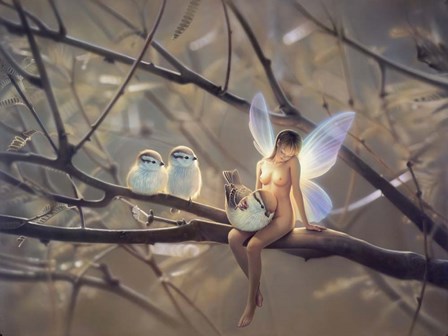 Feathered Friends - N by Kirk Reinert art print